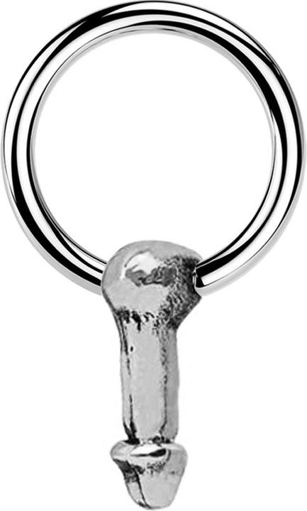 Produktbild Star Piercing Micro Closure Ring silber Penis silber (Chirurgenstahl 316L, Messing)