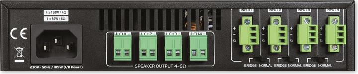 Image du produit Omnitronic DJP-604 Amplificateur de puissance 4 canaux classe D (Amplificateur)