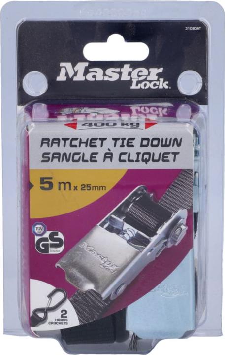 Produktbild Master Lock Zurrgurt mit Ratsche und S-Haken