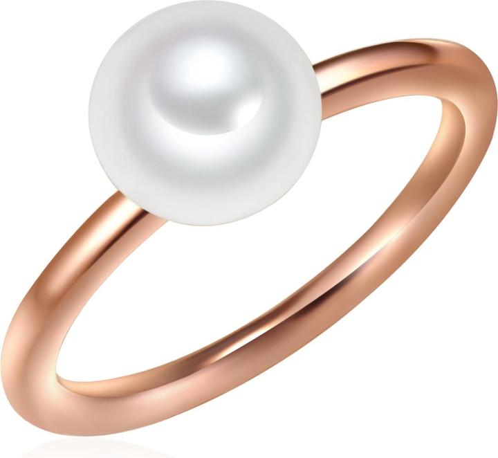 Image du produit Valero Pearls Femme argent sterling perle d'eau douce de culture or rose - 11344 (54, Argent 925)