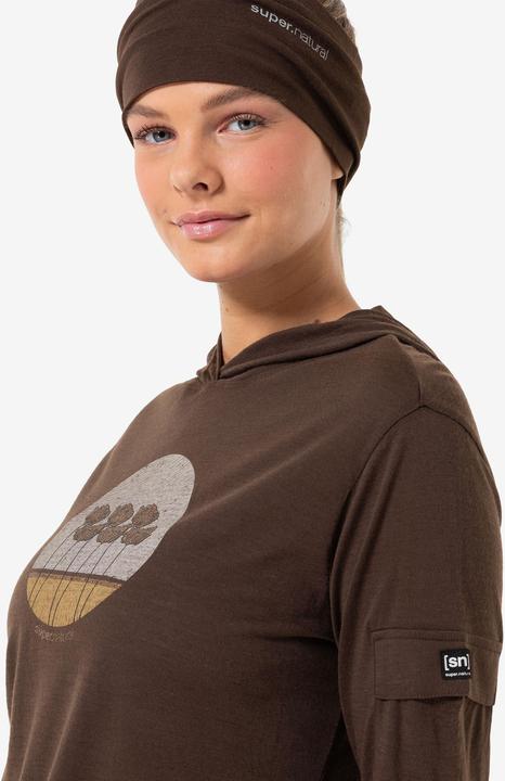 Actual product image Super Natural Women's Tulips Light Print Hoodie (L)