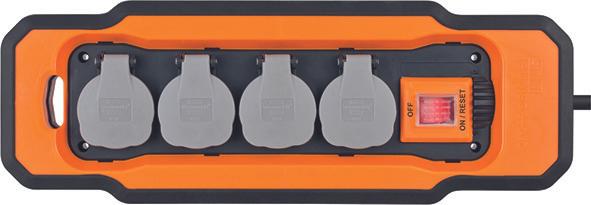 Brennenstuhl Stromverteiler (4 x, 3-Polig)