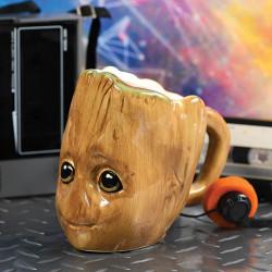 Actual product image Guardians of the Galaxy 3D Shaped Mug Baby Groot (315 ml, 1 x)
