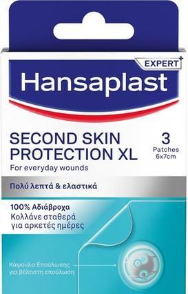Produktbild Hansaplast Second Skin Protection Xl Advanced Hydrocolloid Dressings 6x7cm - 3 Pieces