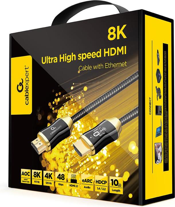 Actual product image Cablexpert GEMBIRD Ultra High speed HDMI cable with Ethernet 8K premium series 10m (10 m, HDMI)