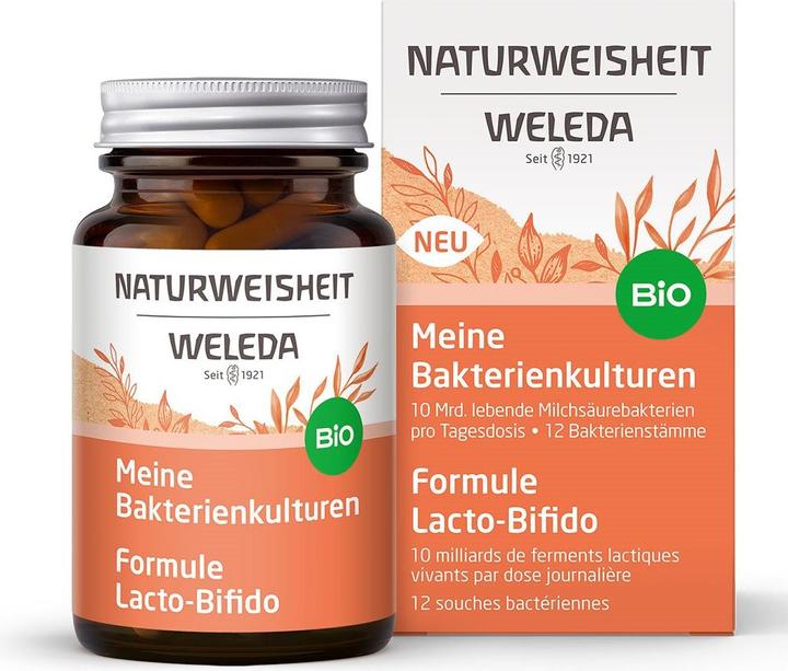 Actual product image Weleda Natural Wisdom Caps My Bacterial Cultures jar 40 pcs (40 Piece, Capsules, 122 g)