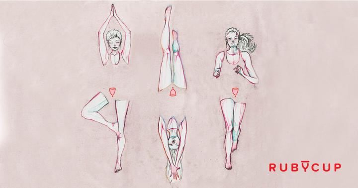 Produktbild Ruby Cup Menstruationstasse (Normal)