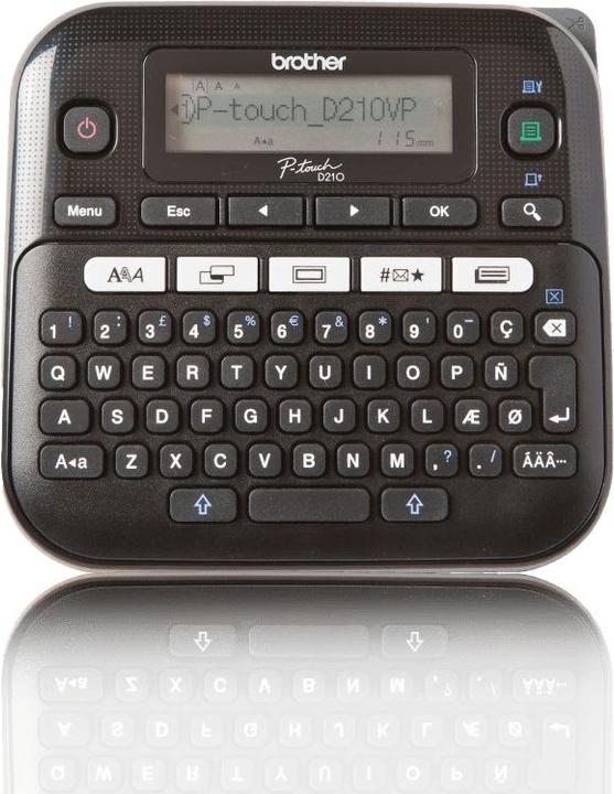 Actual product image Brother PT-D210VP incl. case