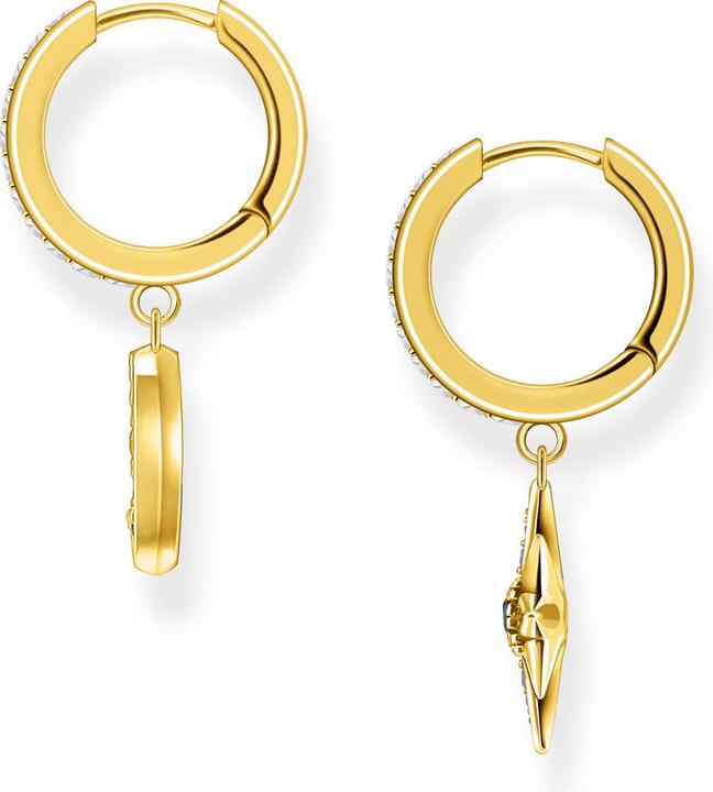 Produktbild Thomas Sabo Creolen Royalty Stern & Mond Gold (925er Silber)