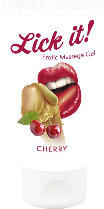 Lick-it Erotic Massage Gel Cherry (50 ml)