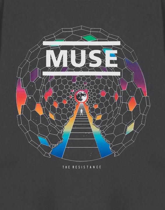 Actual product image Muse Unisex Adult The Resistance Short-Sleeved T-Shirt (XL)