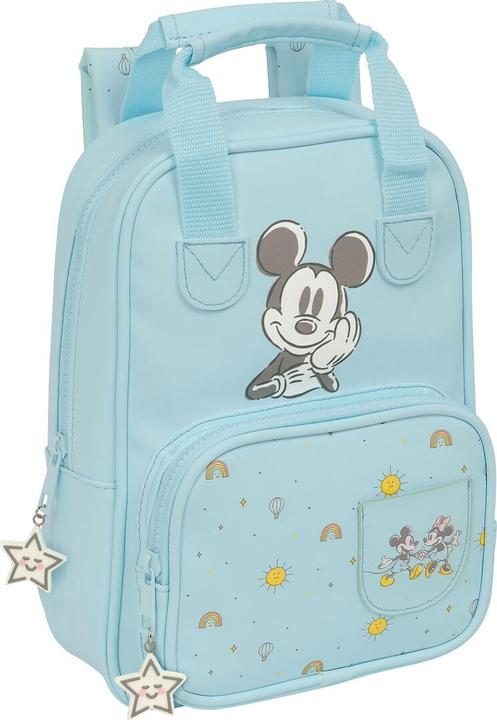 Mickey Mouse Club House Schulrucksack Mickey Mouse Clubhouse Baby Hellblau 20 x 28 x 8 cm