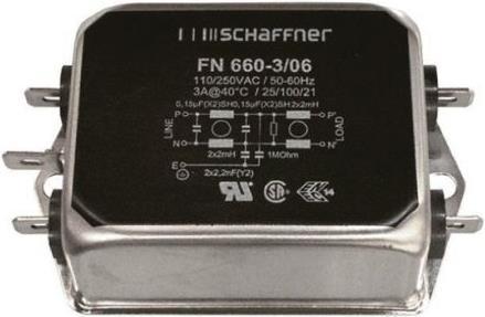 Actual product image Schaffner EMV FILTER, FN 660-16/06
