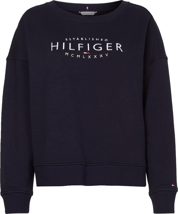 Produktbild Tommy Hilfiger Damen O-nk Sweatshirt von Reg Pullover, Desert Sky, S (S)