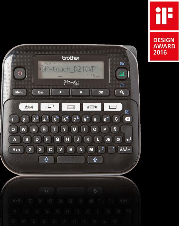 Actual product image Brother PT-D210VP incl. case