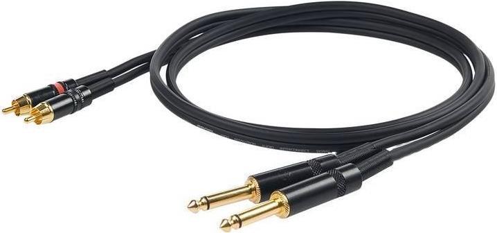 Image du produit Proel Les câbles RCA stéréo en dur (3 m, RCA)