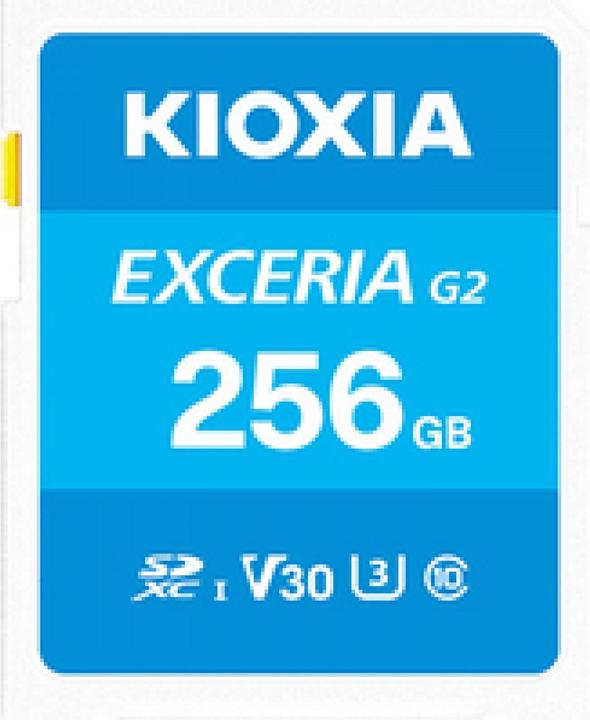 Image du produit Kioxia Carte SD Exceria G2 256 Go (256 Go, microSDXC, U3, UHS-I)