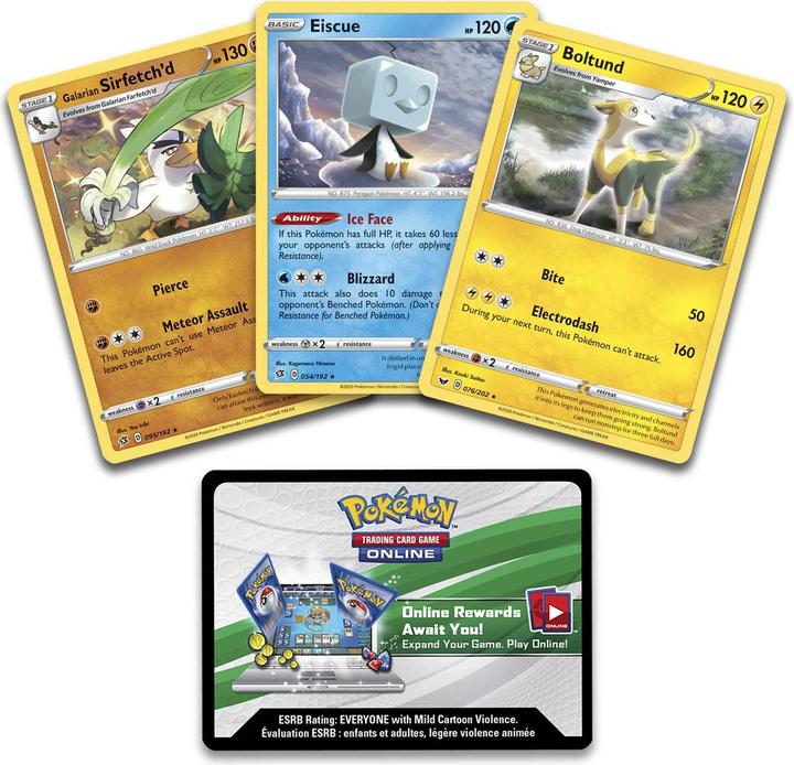 Produktbild Pokémon Pokemon TCG - Knock Out Collection - Boltund, Eiscue & Galarian Sirfetch'd (Englisch, Box Set & Collection)