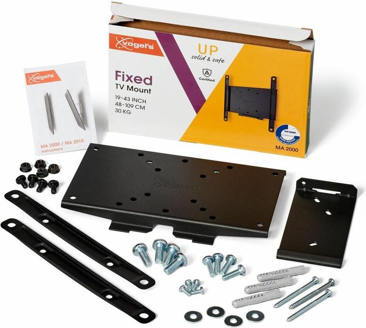 Actual product image Vogels Ma2000-b1 TV Mount Fixed Bracket (Wall, 43", 30 kg)