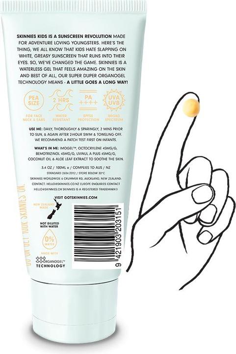 Produktbild Skinnies River Rascal Kid SPF 50 (Sonnencreme Gesicht, SPF 50+, 100 ml, 1 g)