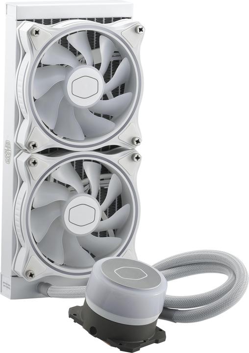 Actual product image Cooler Master MasterLiquid ML240 ILLUSION White Edition