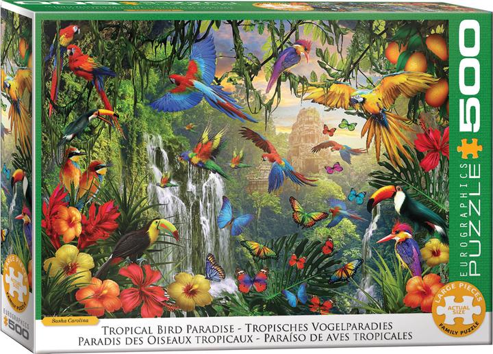 Actual product image Eurographics Tropical bird paradise (500 pieces)
