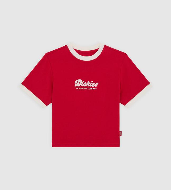 Actual product image Dickies Lewistown Ringer Ss Tee W English Red (L)