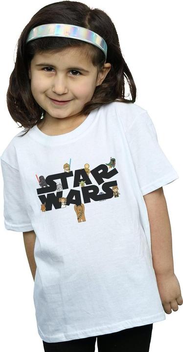 Image du produit Star Wars - T-shirt KIDDIE LOGO - Fille (140, 146)