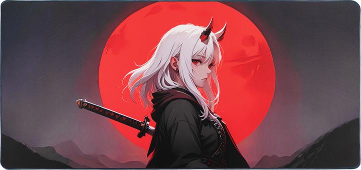 Blackstar Anime Mauspad, 40 × 80 cm