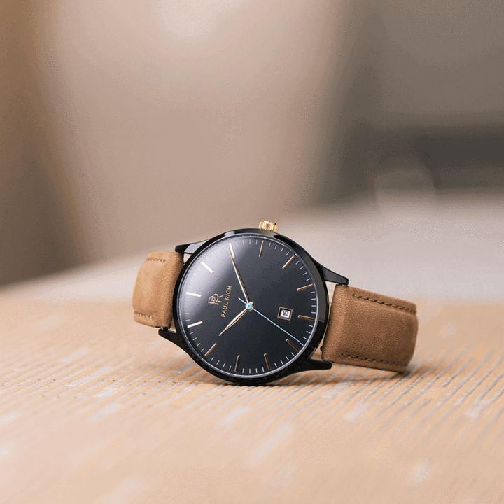 Immagine prodotto Paul Rich Hampton Holbrook in pelle marrone (Orologio da polso analogico, 40 mm)