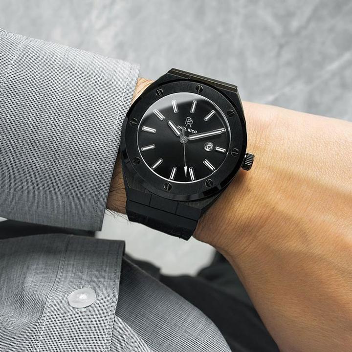 Actual product image Paul Rich Signature Conquest Leather (Analogue wristwatch, 45 mm)