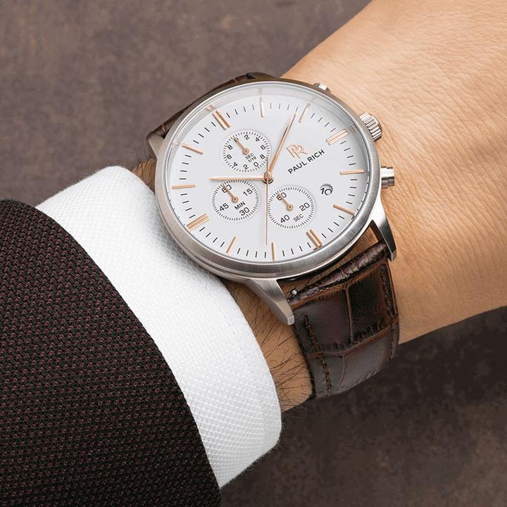 Immagine prodotto Paul Rich Cronografo Porter (Orologio da polso analogico, 42 mm)