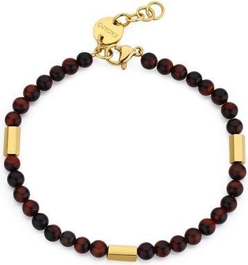 Immagine prodotto Sagapo S'Agapo Riot Srt17 Tiger Eye Beaded Bracelet