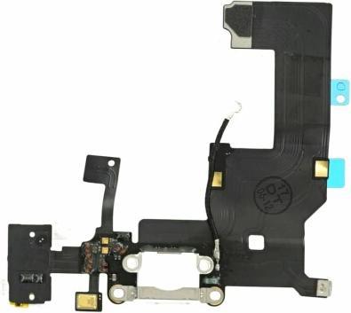 Image du produit OEM Connecteur de charge et audio Flex pour iPhone 5 blanc (iPhone 5)
