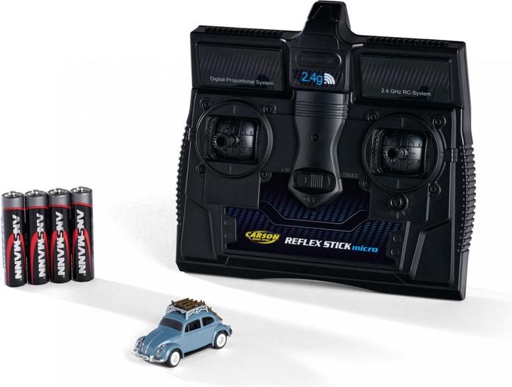 Image du produit Carson 1:87 VW Beetle WintersportVers.2.4G 100% (RTR Prêt à fonctionner)