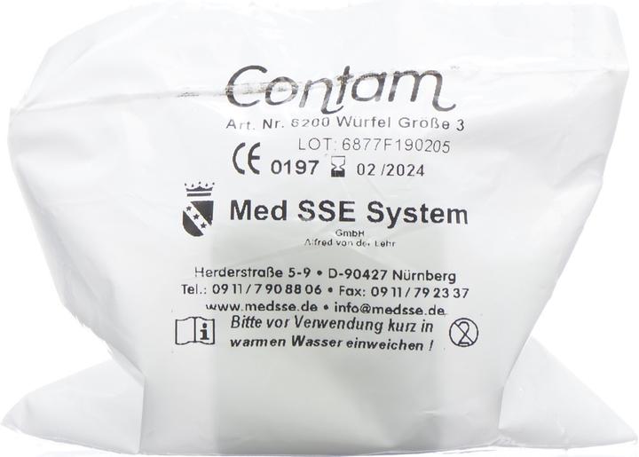 Produktbild Contam Würfeltampon 42mm Grösse 3 (5 Stk) (5 x)
