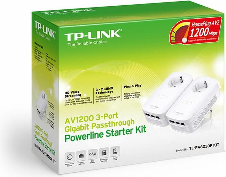 Produktbild TP-Link TL-PA8030P Kit (1300 Mbit/s)