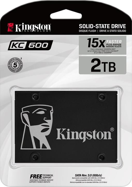Image du produit Kingston KC600 (2048 Go, 2.5")