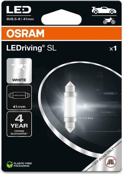 Produktbild Osram Soffittenlampe C5W 12V SV8.5-8