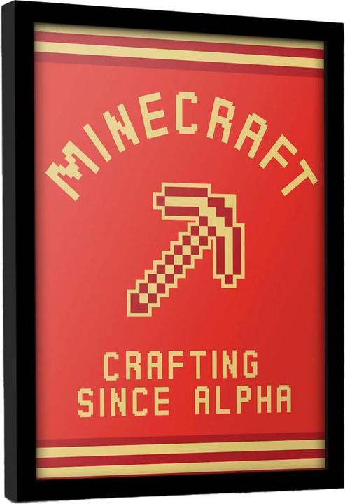 Produktbild Minecraft Gerahmtes Poster Crafting Since Alpha (40 x 30 cm)