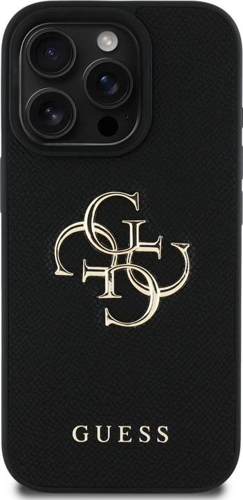 Image du produit Guess Hardcase PU Grained Big 4G and Classic Logo Case for iPhone 16 Pro 6,3" Black (Apple iPhone 16 Pro)