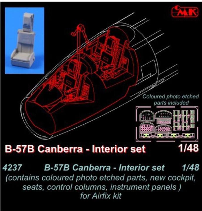 Actual product image CMK Martin B-57B Canberra - interior set AIR