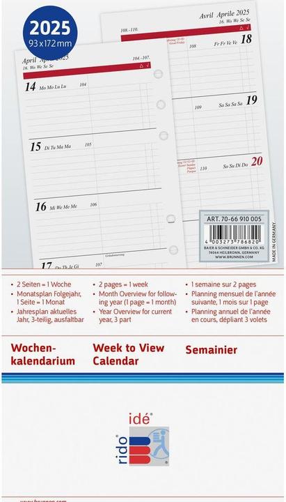Actual product image Idé TIMING Jahresinhalt