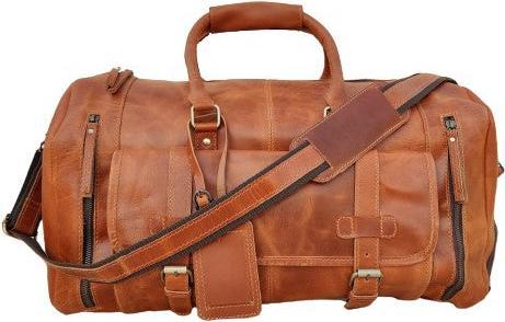 Produktbild Only-Bags.Store Leder Seesack, handgefertigte Leder Weekender, Turnbeutel, Urlaub Seesack, Leder Reisetasche