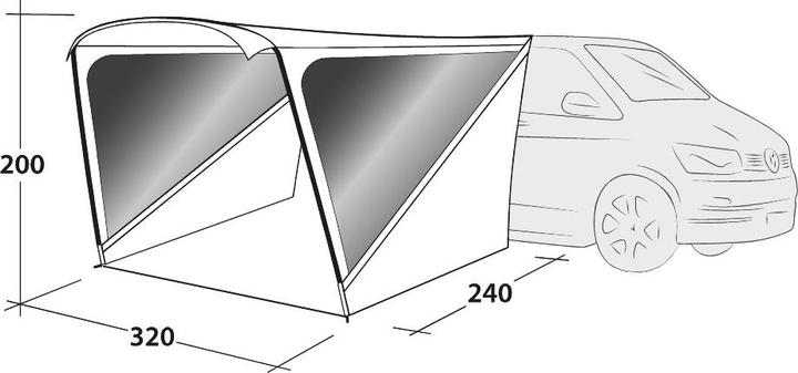Produktbild Outwell Touring Shelter (Vorzelt, 6.70 kg)