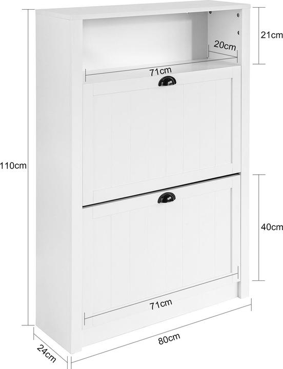 Immagine prodotto SoBuy Stanley (80 x 110 x 24 cm)