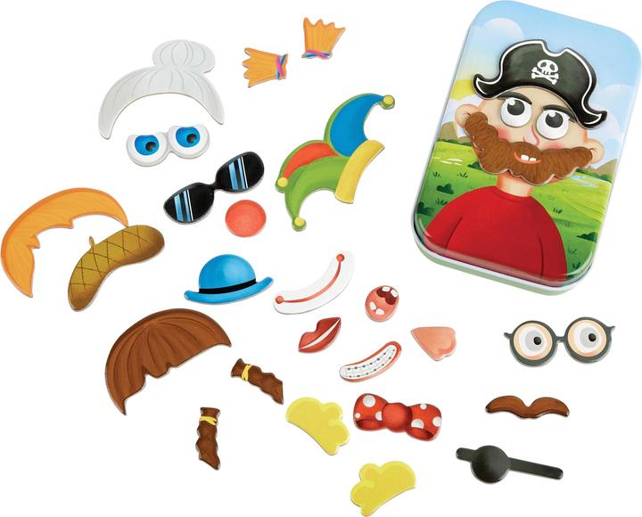 Actual product image Hape Magnetic laughing faces (Multilingual)