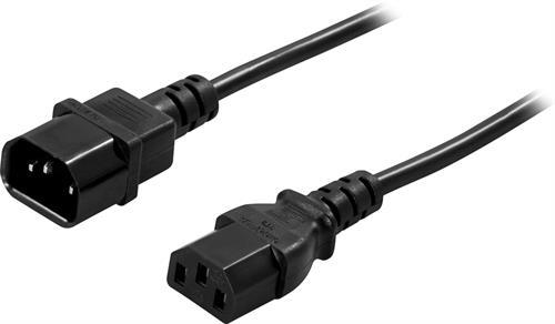 Produktbild Deltaco DEL-113 - 2 m - 250 V - 10 A - Schwarz (2 m)