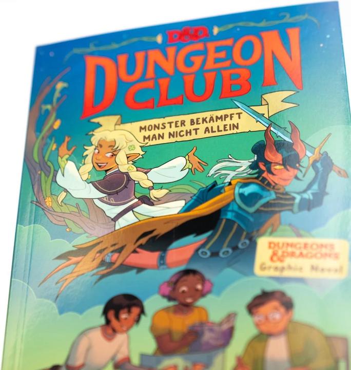 Image du produit D&D Dungeon Club. Monster bekämpft man nicht allein (Allemand, Molly Knox Ostertag, Xanthe Bouma, Maxi Lange, 2024)