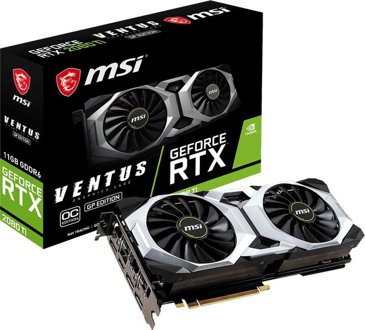 Produktbild MSI GeForce RTX 2080 Ti VENTUS 11G GP (11 GB)